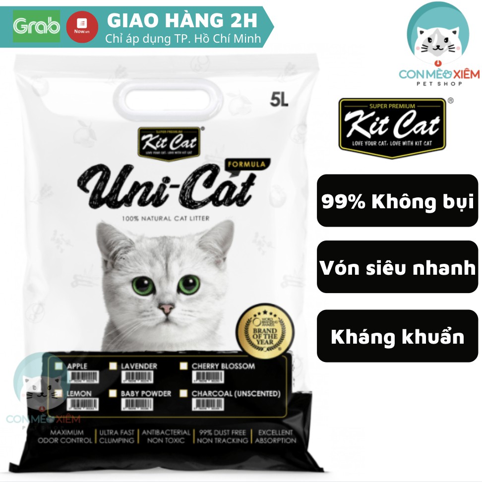 Cát cho mèo Kit cat uni cat 5L