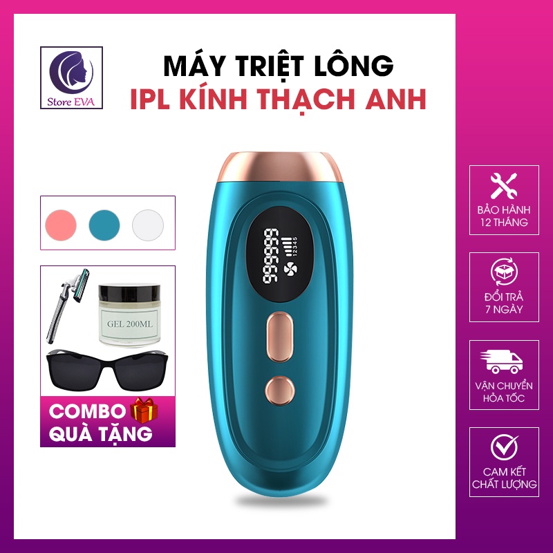 Máy Triệt Lông Vĩnh Viễn Tại Nhà IPL mini , Triệt Tận Gốc An Toàn Mịn Màng Hiệu Quả BH 12 Tháng