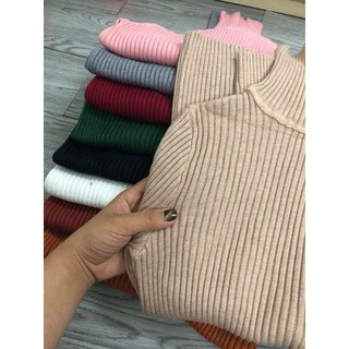 Áo len cổ lọ siêu ấm, siêu mềm mặc hàng ngày, thờ trang giữ ấm mùa đông