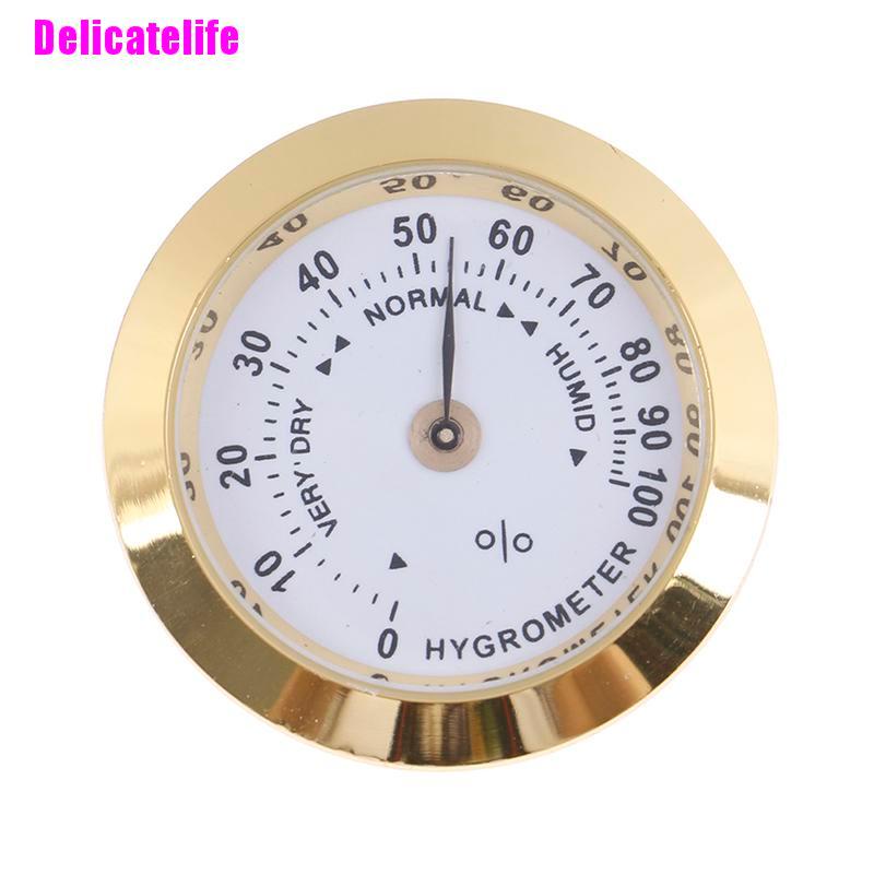 Đồng Hồ Đo Độ Ẩm / Đo Độ Điếu Thuốc Lá Hình Tròn 37mm