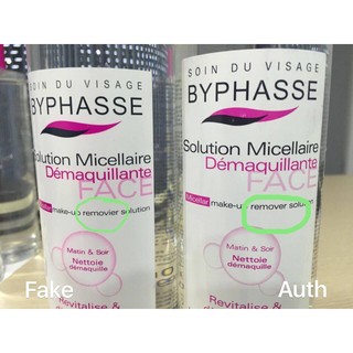 Nước tẩy trang BYPHASSE Solution Micellaire Face 500ml/100ml