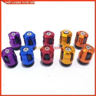 NÚT BỊT CHÂN VAN BIKER  GẮN XE MÁY - OTO ( giá 1 cặp)