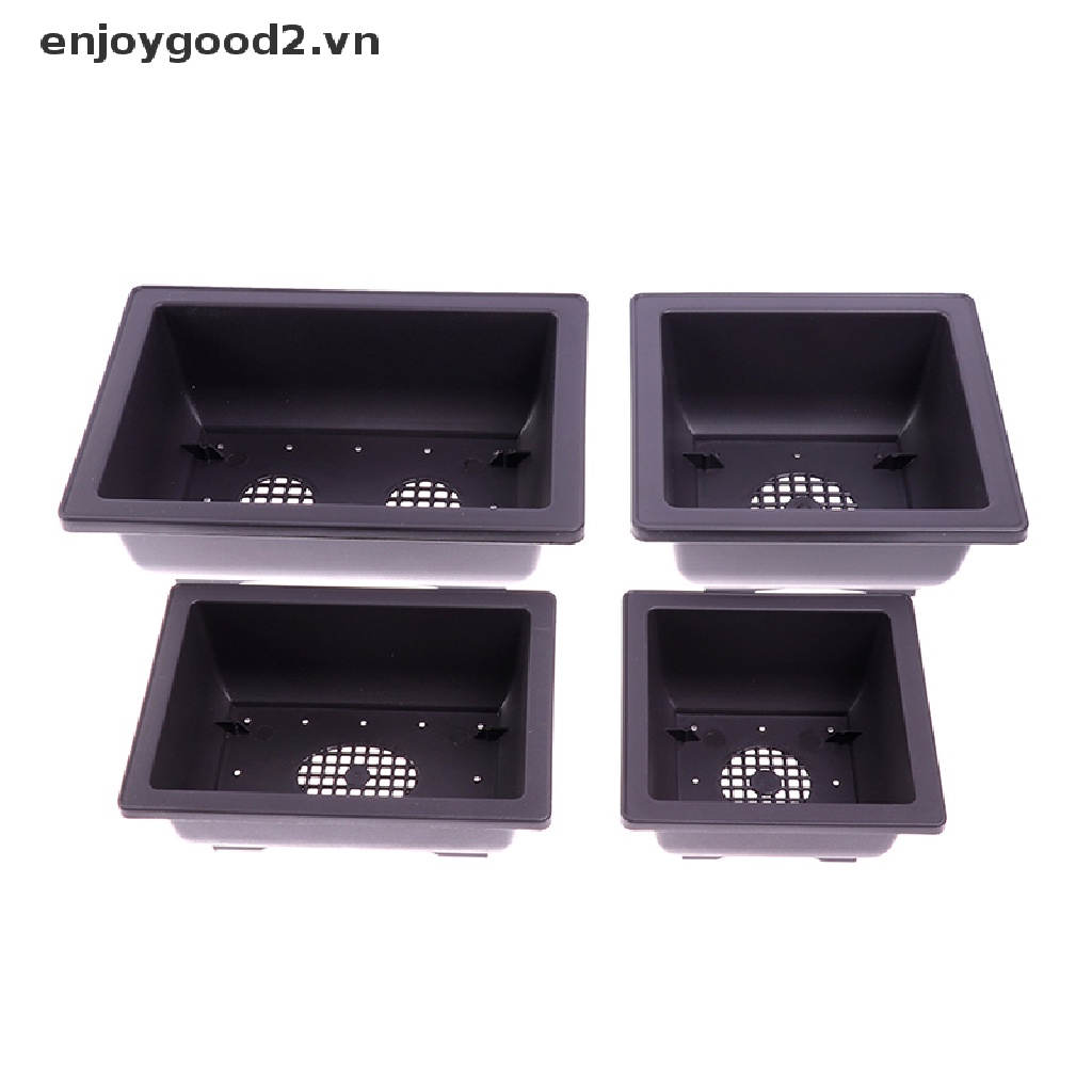 Chậu Nhựa Trồng Cây Hình Vuông / Chữ Nhật / Cây Carbon