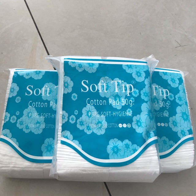 BÔNG TẨY TRANG SOFT TIP (gói 50g)