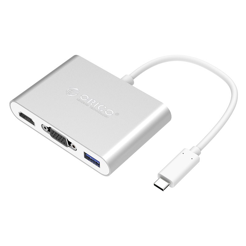 Đầu chuyển đổi Type C sang 4 cổng HDMI/VGA/Type C/USB 3.0 ORICO RCHV-SV