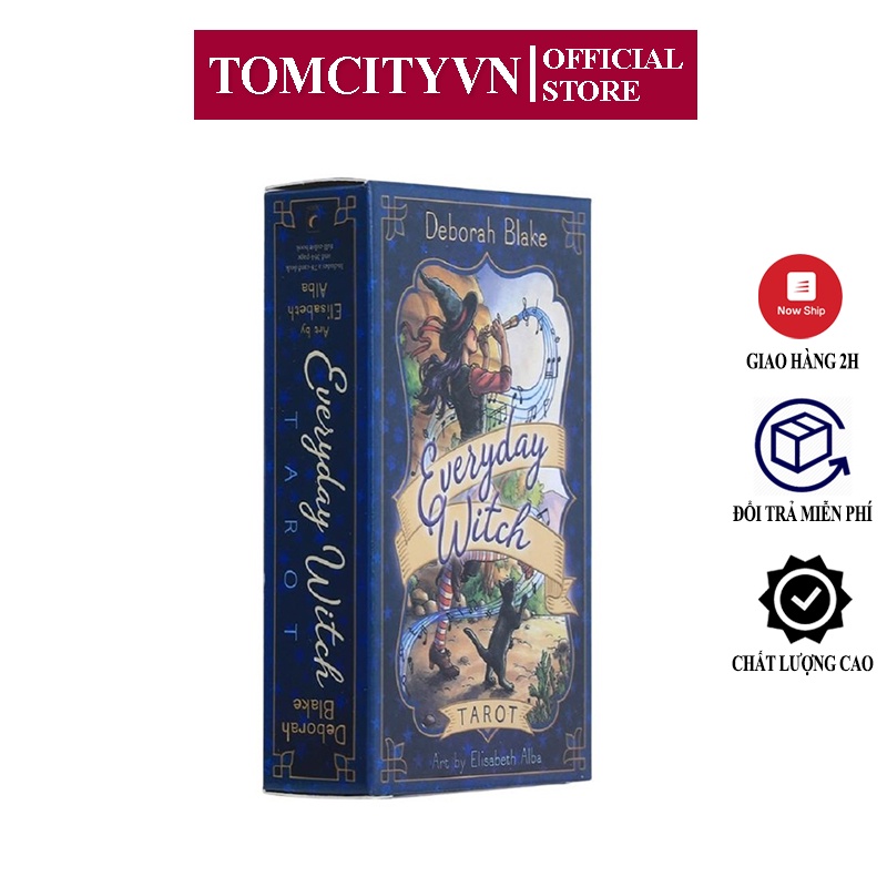 Bộ Bài Bói Everyday Witch TOMCITYVN 78 cards Tarot