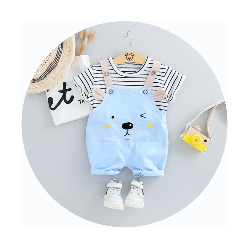 Bộ Áo Liền Quần Thời Trang Mùa Hè Dễ Thương Cho Bé