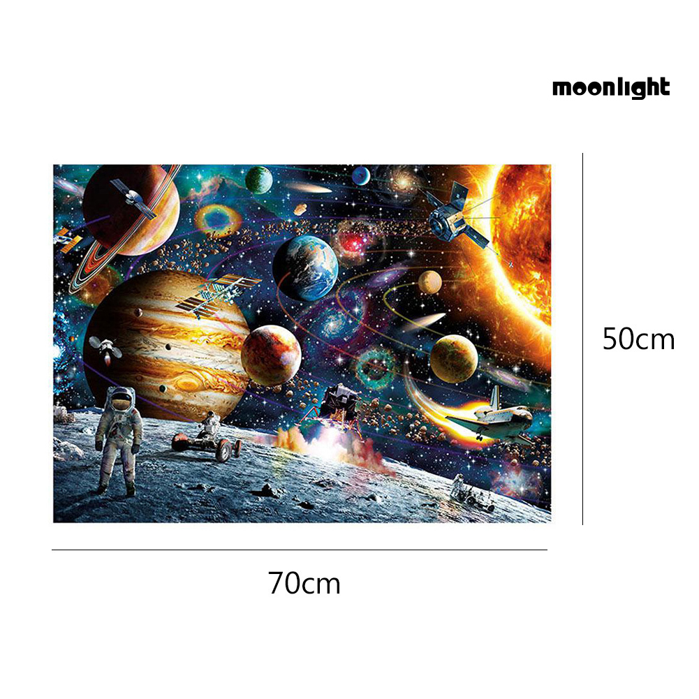 Bộ đồ chơi ghép hình 1000 mảnh họa tiết hành tinh đồ chơi cho bé