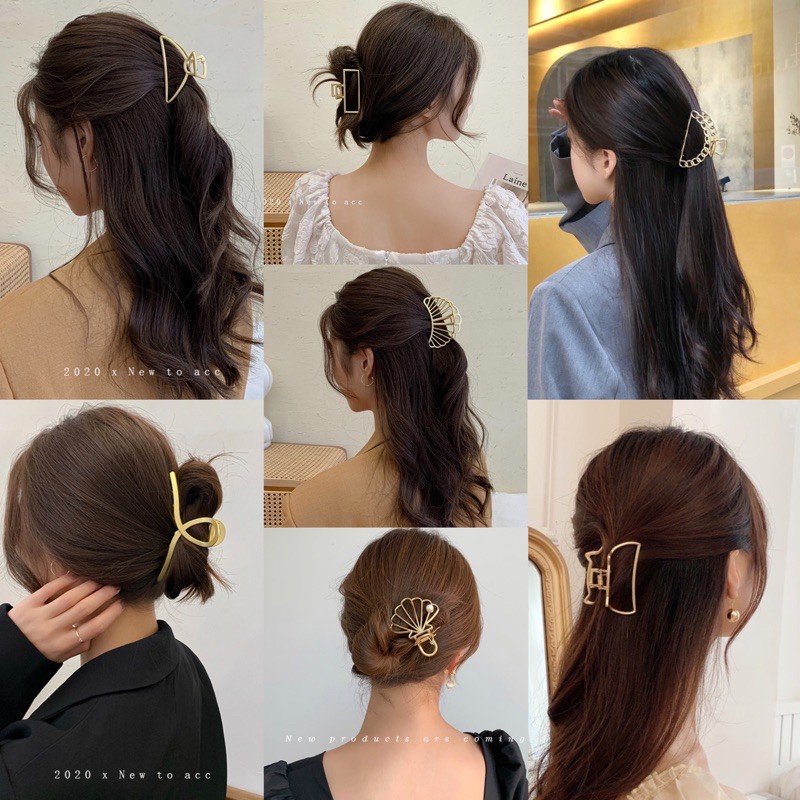 Kẹp Tóc Kim Loại Phong Cách Hàn Quốc 2023