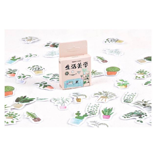 Bộ 45 Sticker Cây Cảnh E116