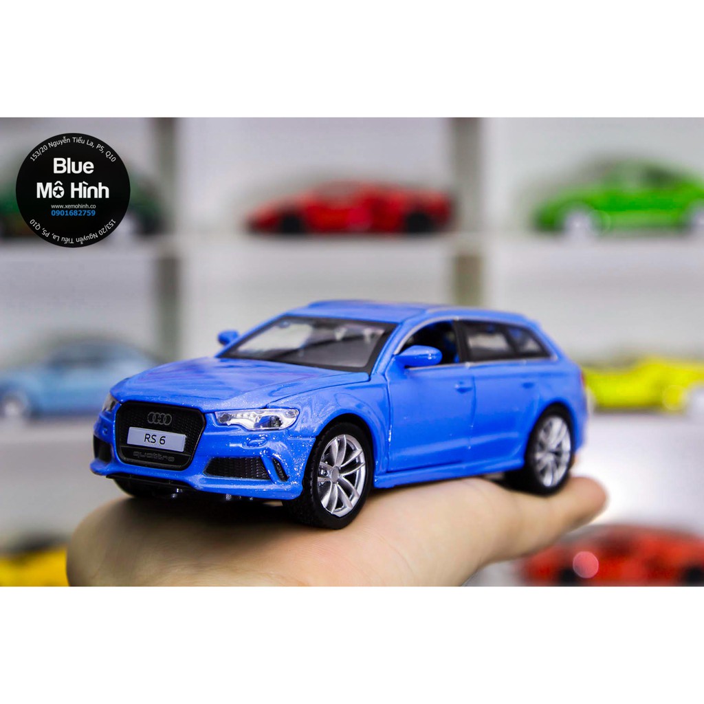 Blue mô hình | Xe mô hình Audi RS6 tỷ lệ 1:32