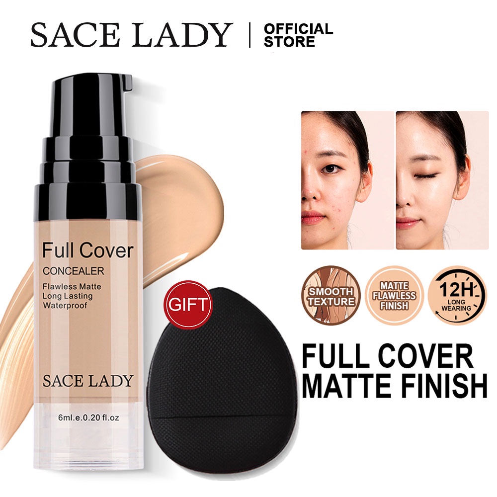 Kem che khuyết điểm SACE LADY chống thấm nước lâu trôi 6ml