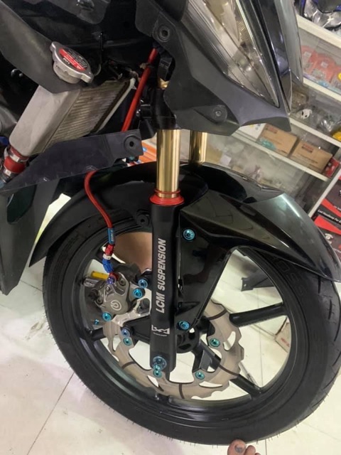 Combo phuộc trước LCM winner cho exciter 150
