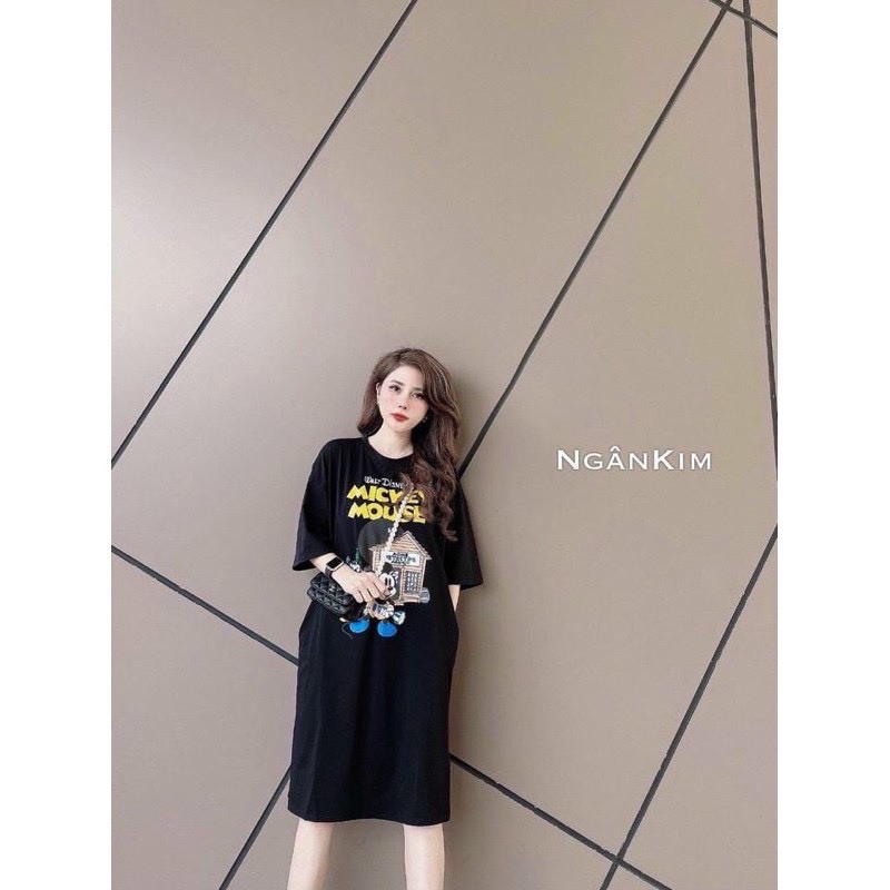 VNU150 - VÁY SUÔNG COTTON DISNEY MICKEY MOUSE | BigBuy360 - bigbuy360.vn