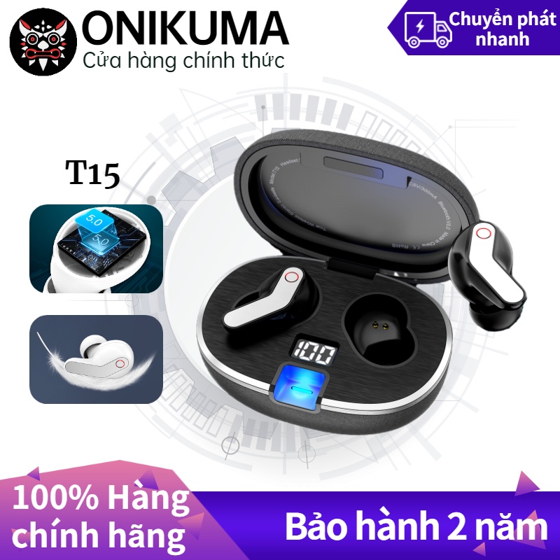 Tai Nghe Bluetooth 5.0 T15 Âm Thanh Sống Động Chất Lượng Cao