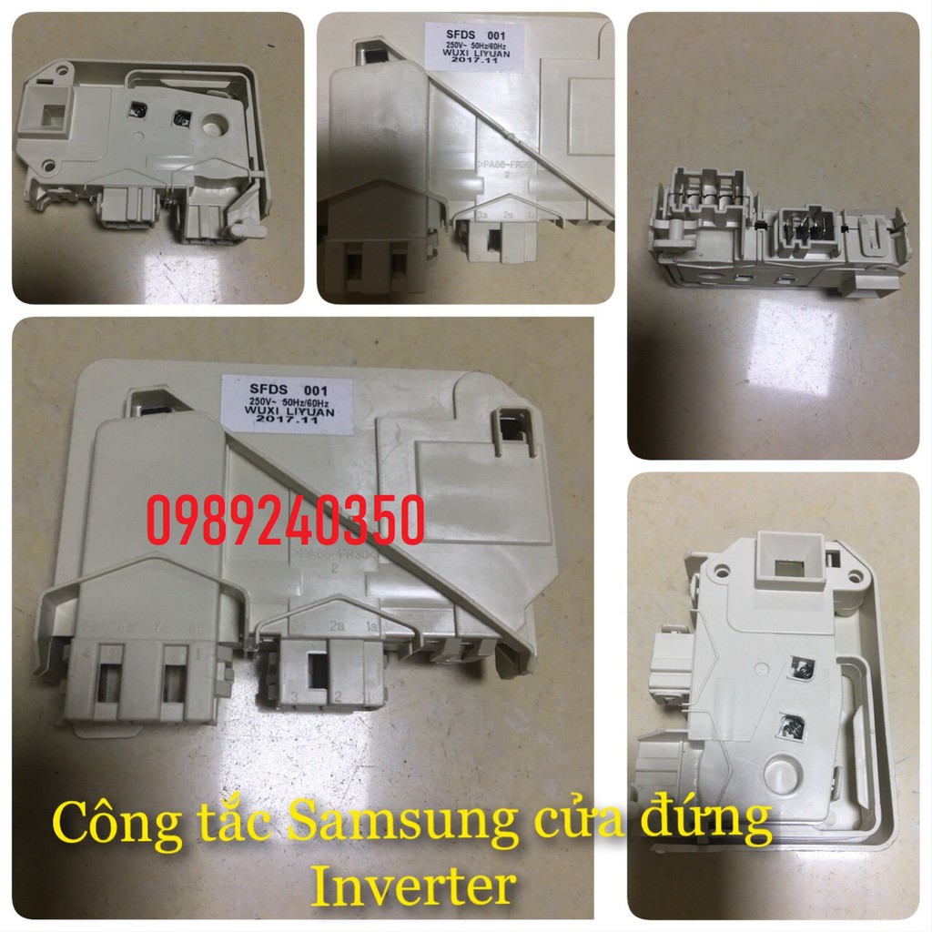 Công Tắc Khóa Cửa Máy Giặt Samsung Cửa Đứng Inverter (Hàng Hãng)