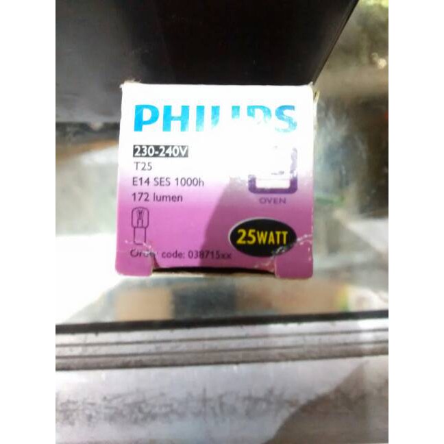 Bóng Đèn Philips T25 230v 220v 220 Volt E14 25w 25 Watt Chất Lượng Cao