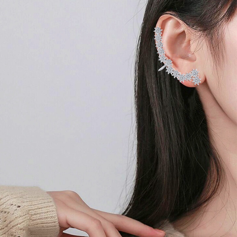 Brroa Khuyên Tai Đinh Tán Hình Ngôi Sao Nhỏ Tinh Tế An Toàn Cho Nữ Je