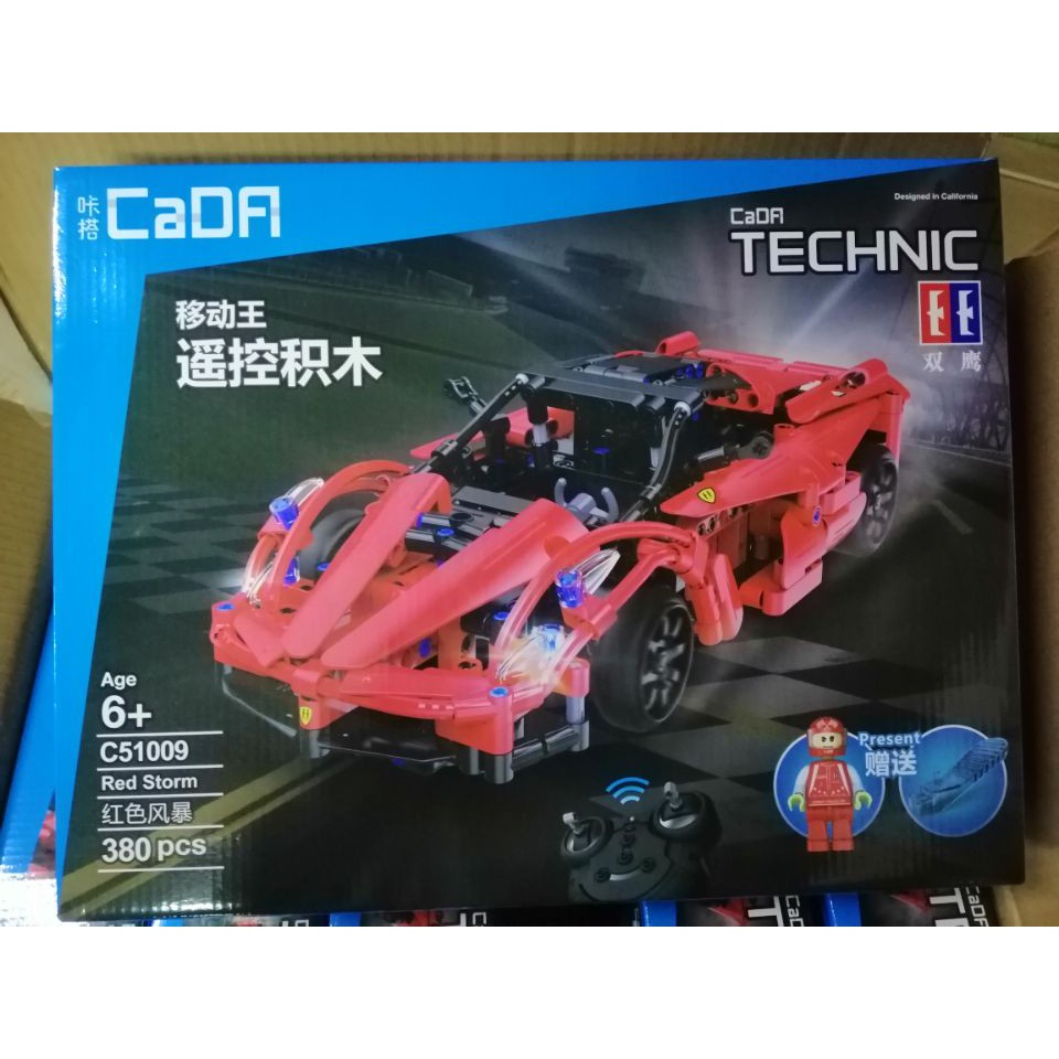 Lắp ghép Mô hình Cada C51009 RC Super Racing Car siêu xe Xe điều khiển từ xa