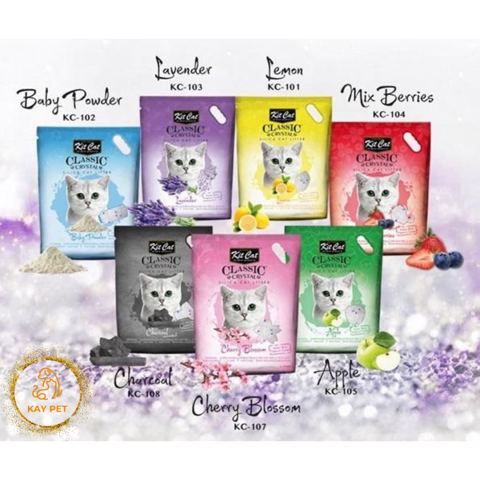 Cát đất sét vệ sinh KitCat cho mèo 10L 7kg