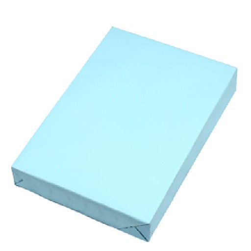 Giấy Ford màu A4 70gsm - 1 xấp 250 tờ gồm 5 màu xanh dương, xanh lá, vàng, hồng và trắng