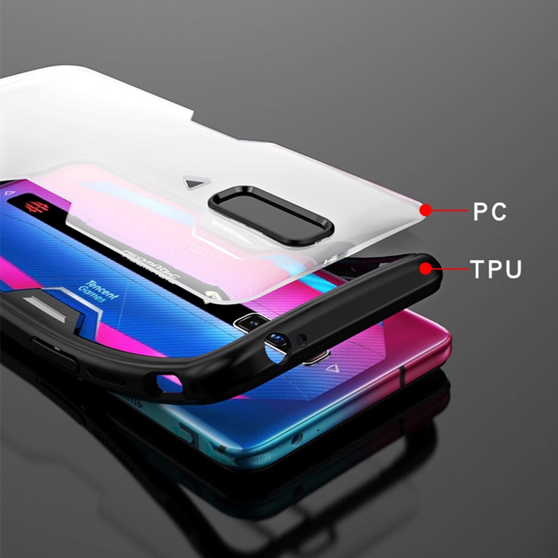 Ốp Lưng Nhựa Cứng Trong Suốt Chống Bám Vân Tay Cho ZTE nubia Red Magic 7 Pro