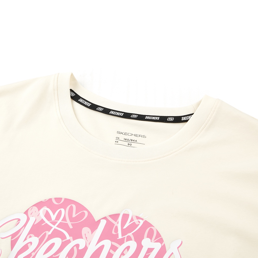 Skechers Nữ Áo Thun Tay Ngắn - L321W089-01EP