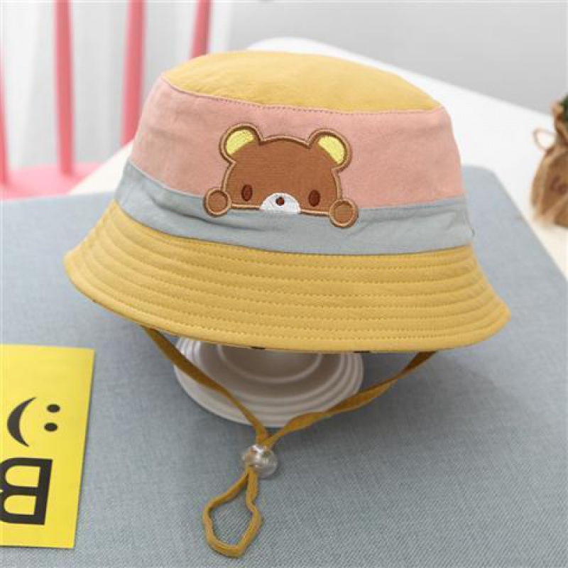 Mũ vành cho bé bé gái từ 2 tuổi đến 5 tuổi họa tiết đáng yêu xinh xắn