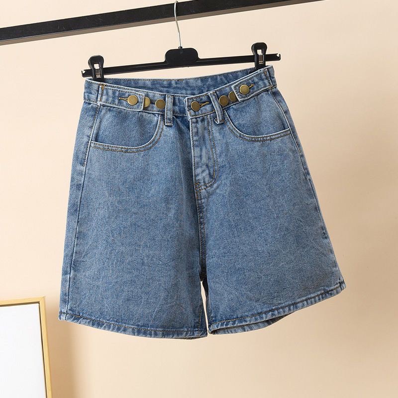 Quần jeans ngố đỉa 2 màu đen xanh phong cách hàn quốc