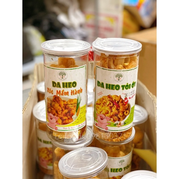 Da heo chiên giòn tỏi ớt/mắm hành hũ 150gram