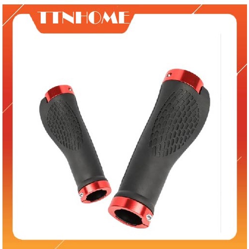 Tay nắm xe đạp thể thao 2 khóa chết có tì chống mỏi