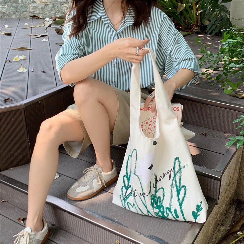Túi Xách Canvas Cỡ Lớn Thời Trang Nữ