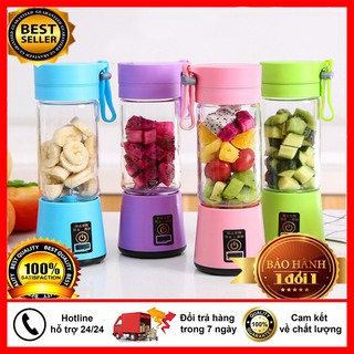 💥SELL HÈ💥 Máy Xay Sinh Tố Cầm Tay Mini Di Động Sạc Pin Tích Điện , Bảo hành vàng 6 tháng