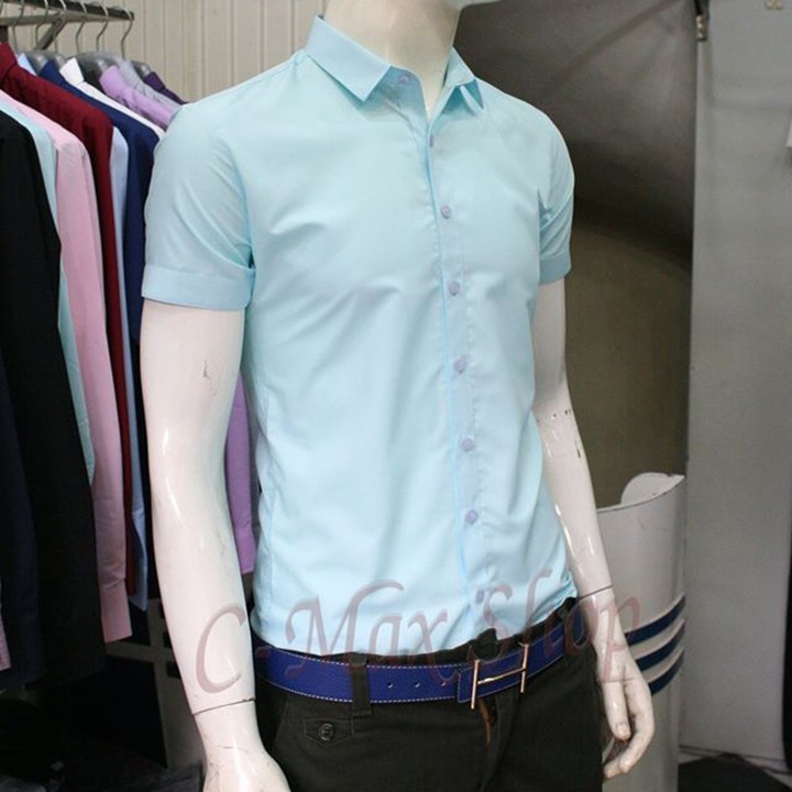 Áo sơ mi MR. Simple xanh ngọc