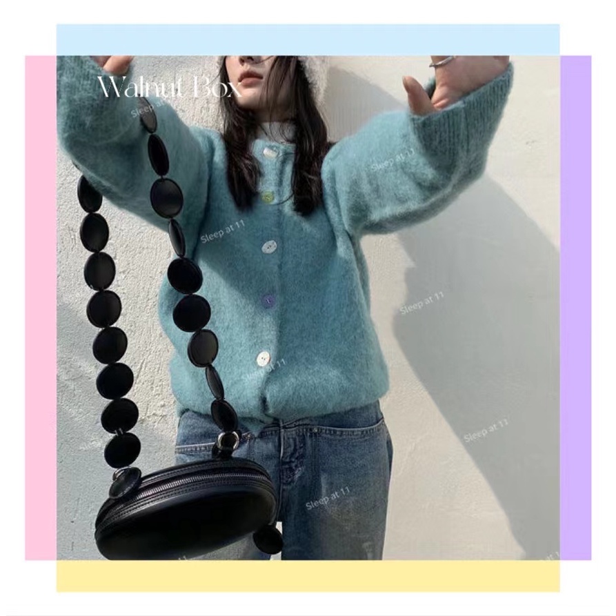 Túi Đeo Vai Hình Oval Cỡ Nhỏ Phong Cách Cổ Điển Dễ Phối Đồ