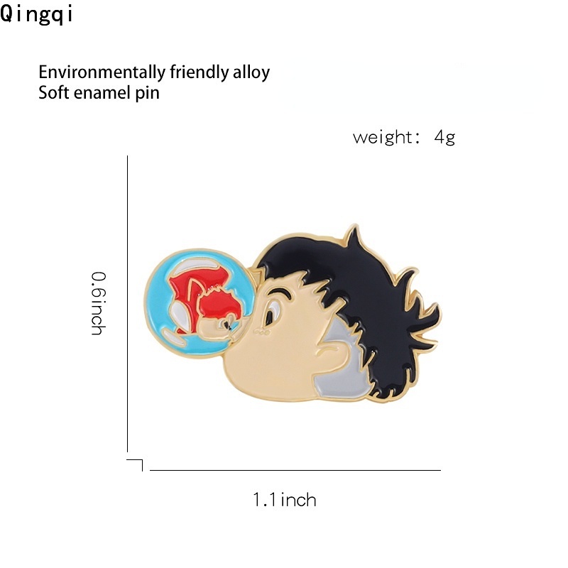 Ghim cài áo Miss Zoe hình ponyouke dễ thương dành cho bé