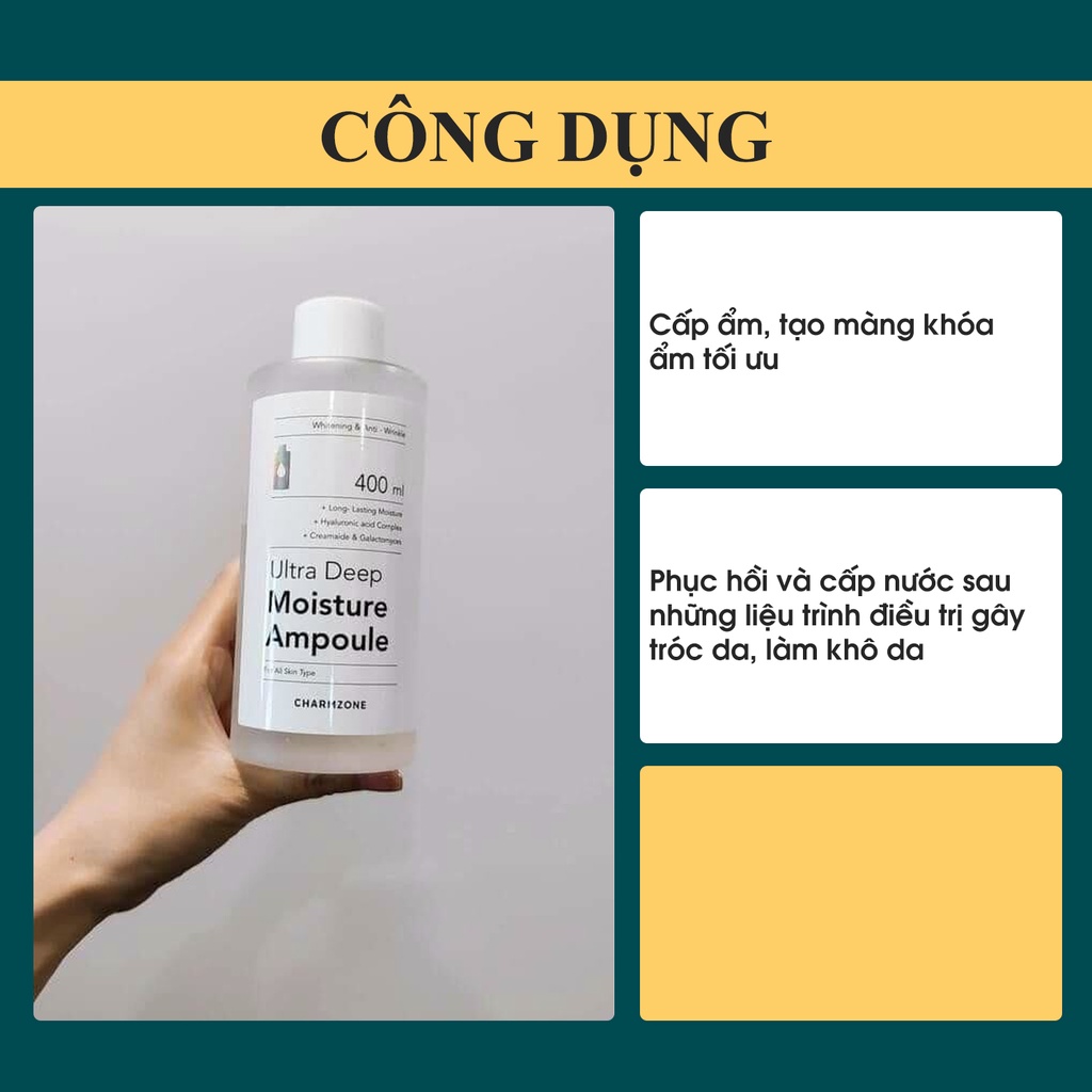 Serum phục hồi căng bóng da B5 Charmzone Ultra Deep Moisture Ampoule