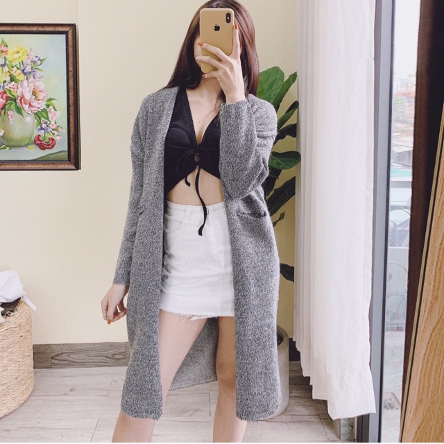 ÁO KHOÁC LEN FORM DÀI (KÈM HÌNH KÈM CLIP)