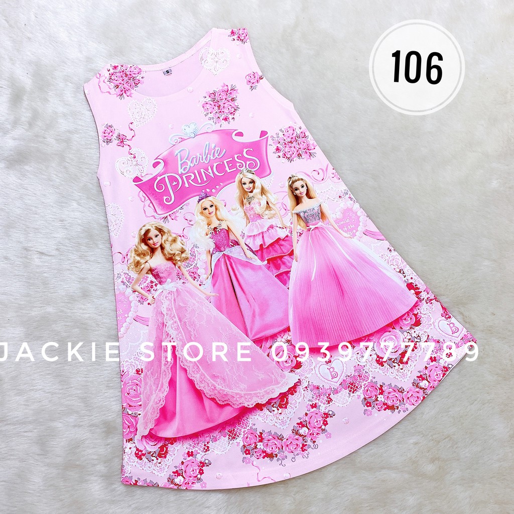 Váy đầm công - chúa - barbie - hồng