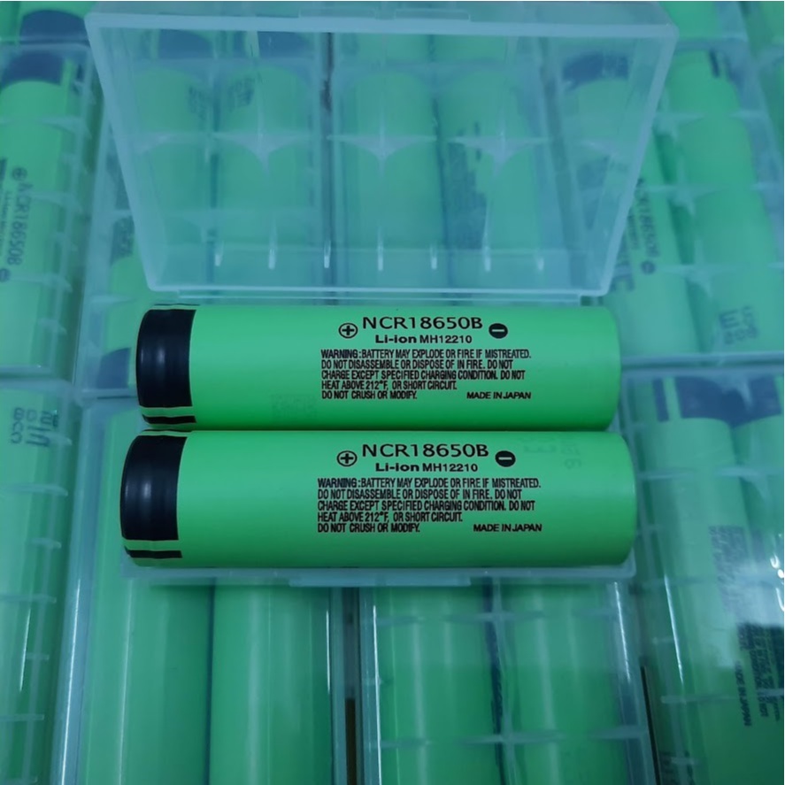 Pin sạc 18650 3.7v 3400mAh Panasonic NCR18650B Li-Ion Dùng Cho Pin Sạc Dự Phòng, Pin Laptop, Micro, Đèn Pin Pin mới 100%