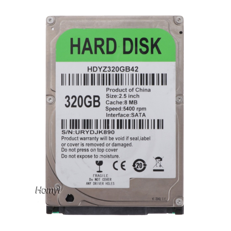 Ổ Cứng Bên Trong 2.5 "10Mm Sata 16mb 320gb 70-100m Cho Laptop | BigBuy360 - bigbuy360.vn