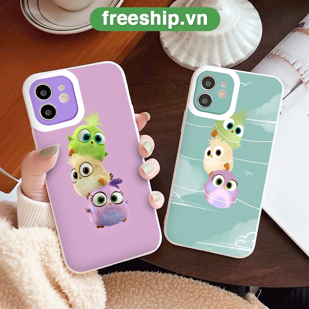 Ốp iphone 13 pro max hoạt hình 3 chú chim ốp lưng siêu cool iphone 11/12/pro/promax/6/6s/7/8plus/x/xr/13/pro/promax