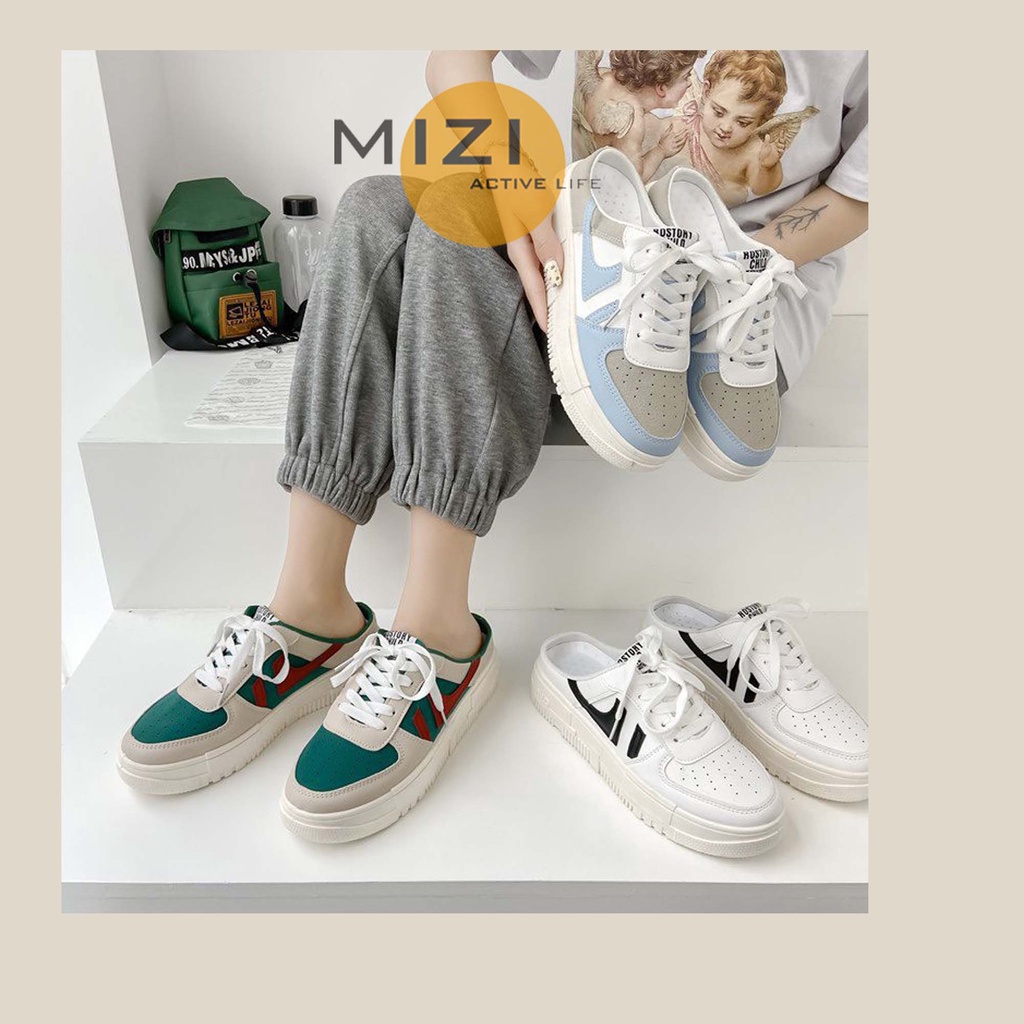 Giày sục thể thao nữ Hàn Quốc 3 phân bệt đẹp giá rẻ Mizi Tt76