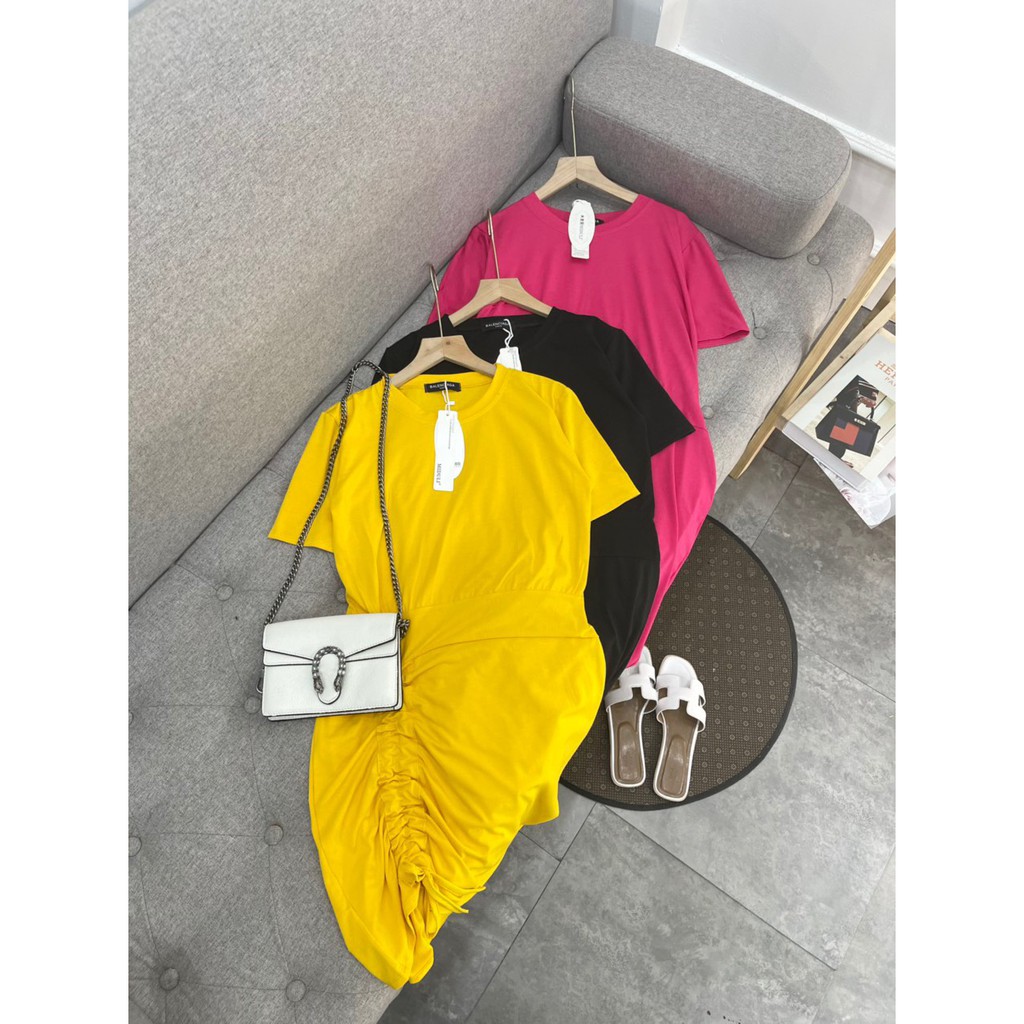 Đầm Thun Xuông Dáng Dài Body Cotton Dây Rút Eo Co Dãn 4 Chiều Tôn Dáng- Váy Xuông Thun Chất Thun Cotton Big size | BigBuy360 - bigbuy360.vn