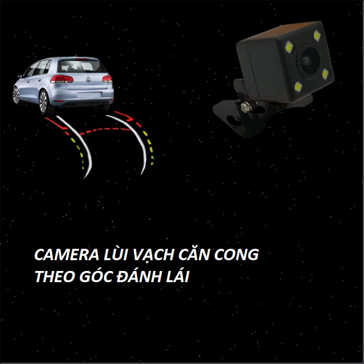 [DEAL HOT]CAMERA LÙI HD VẠCH CONG THEO GÓC ĐÁNH LÁI