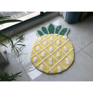 Thảm chùi chân lông mịn hình thú dễ thương