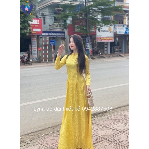 Áo dài đẹp, áo dài cưới sang trọng, đứng dáng