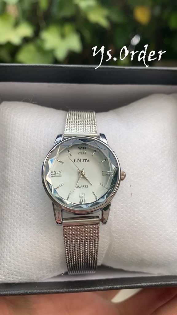 Đồng hồ nữ Lolita mặt tròn dây kim loại sang trọng | BigBuy360 - bigbuy360.vn