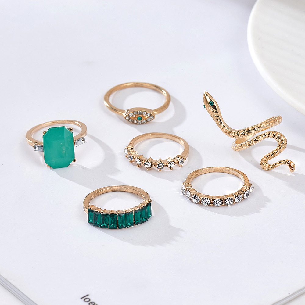 Set 6 Nhẫn Thời Trang Cổ Điển Cho Nữ