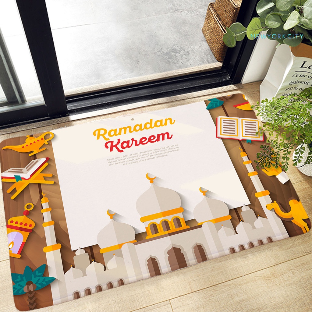 Thảm Chùi Chân Chống Trượt Không Phai Màu Trang Trí Nhà Cửa